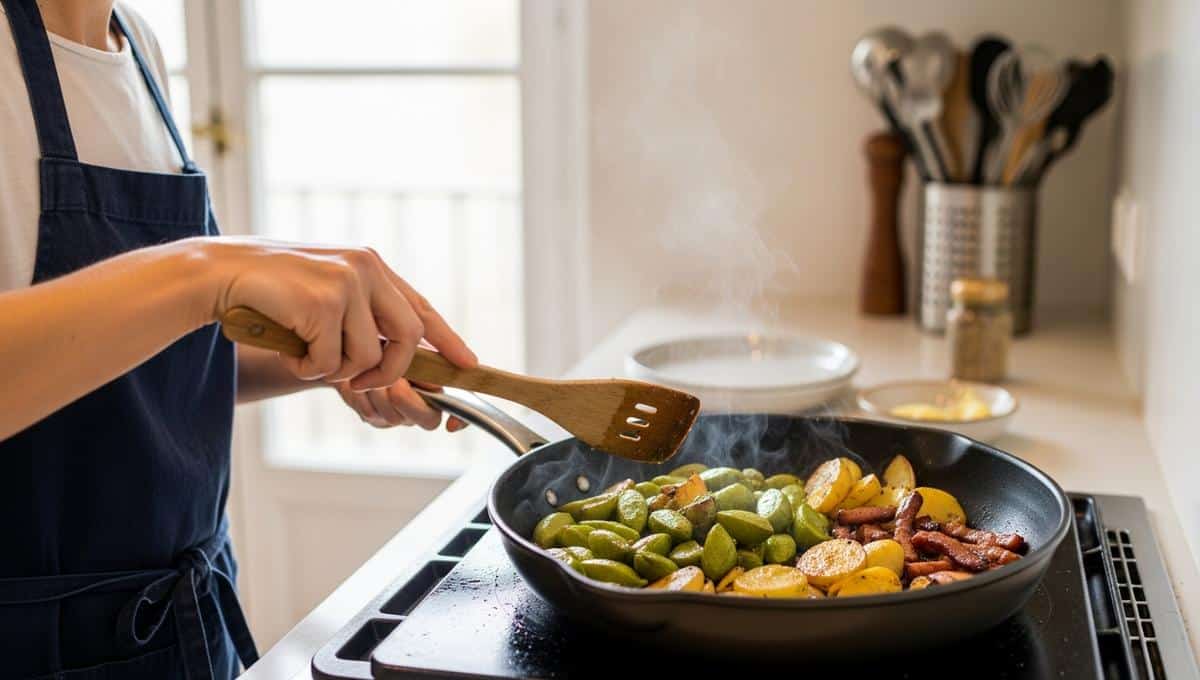 DivertissonsNous - Leek, apple and bacon stir-fry: the 10-minute comfort dish I make all January for my whole family