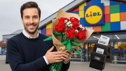 DivertissonsNous - Lego : Lidl casse le prix du bouquet de roses rouges avec une remise de 23 %