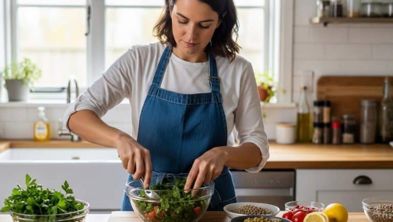 DivertissonsNous - Lentil salad: this filling end-of-month recipe takes 15 minutes and rivals any slow-cooked meal