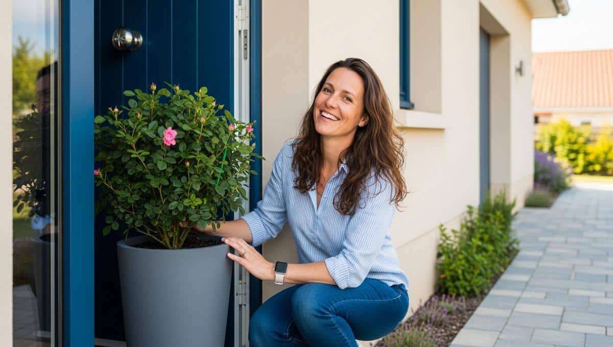 DivertissonsNous - One simple plant choice transforms any entryway into the most admired spot on the street