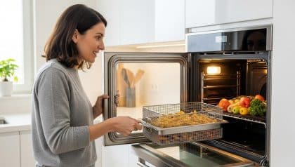 DivertissonsNous - Oven hack: this simple trick turns your regular oven into an air fryer in seconds