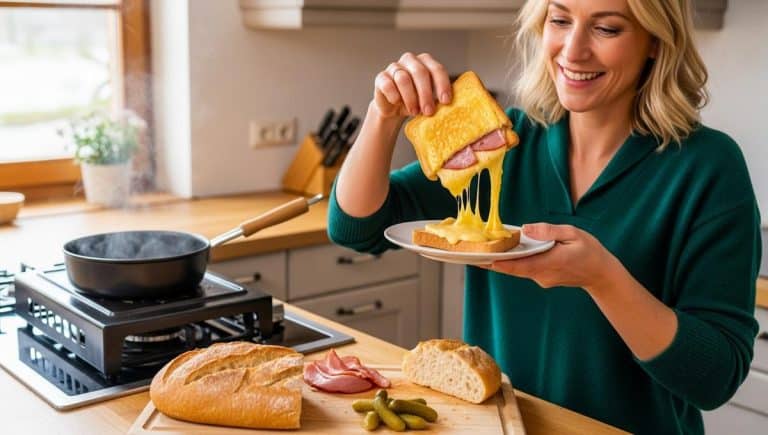 DivertissonsNous - Raclette toastie made in a skillet: 4 ingredients and 15 minutes for the ultimate cold-weather comfort meal