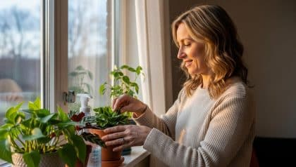 DivertissonsNous - Rebord de fenêtre en janvier: le geste simple qui déclenche une floraison éclatante au printemps