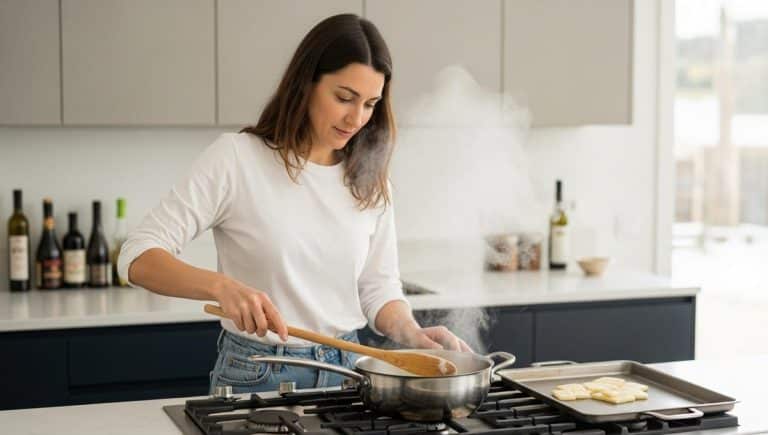 DivertissonsNous - Wooden spoon on pot trick stops pasta water from boiling over and saves your cooktop