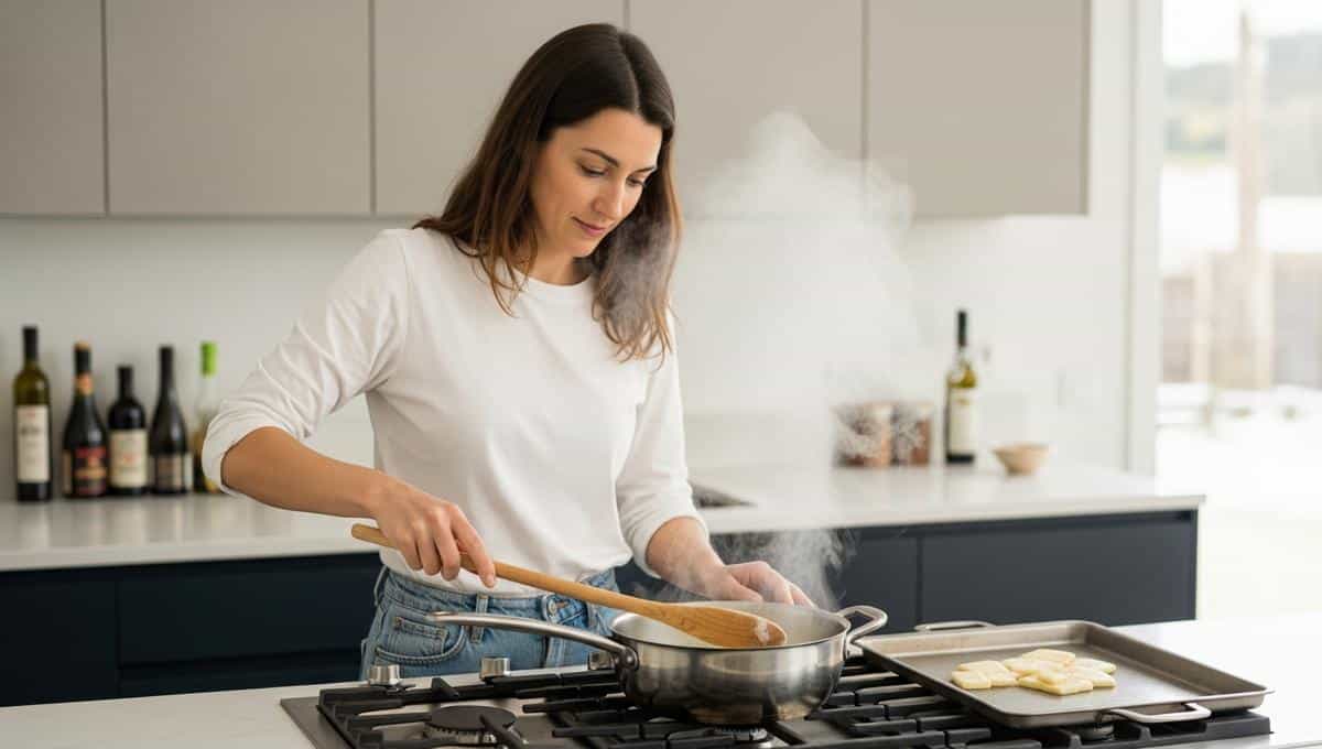 DivertissonsNous - Wooden spoon on pot trick stops pasta water from boiling over and saves your cooktop